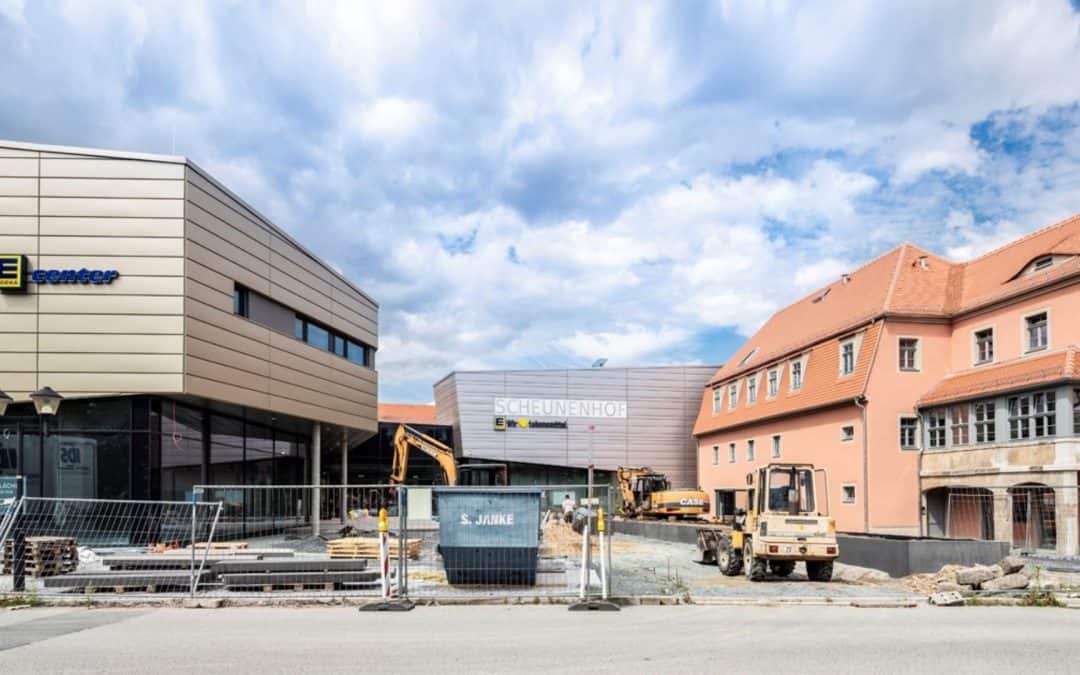 DAS QUARTIER SCHEUNENHOF STEHT KURZ VOR DER FERTIGSTELLUNG